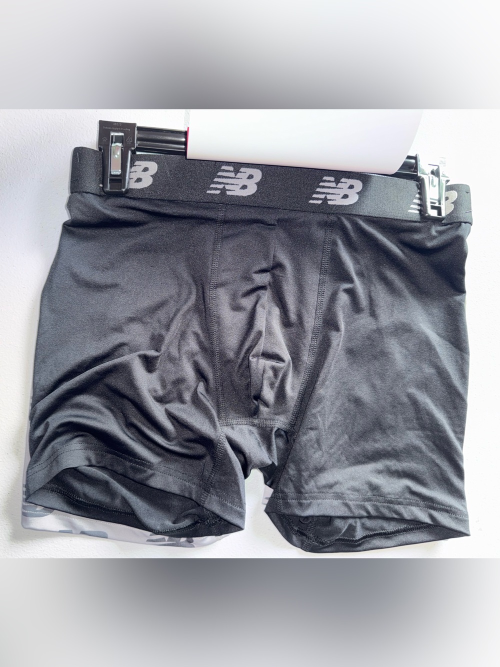 New Balance Men’s Performance Boxer Briefs 2 Pack NWT Logo Print Size M 32”-34” - Picture 4 of 7